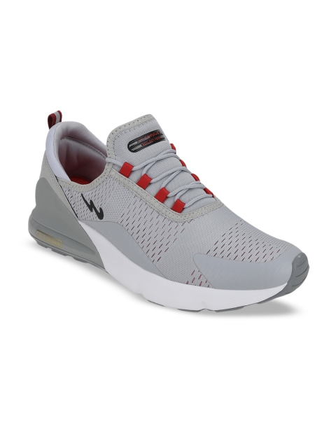 

Campus Men Grey Mesh Running Shoes