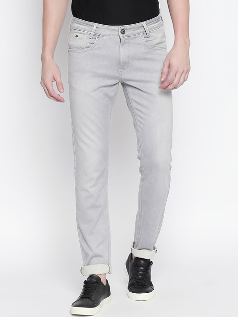 

Mufti Men Grey Regular Fit Mid-Rise Clean Look Stretchable Jeans