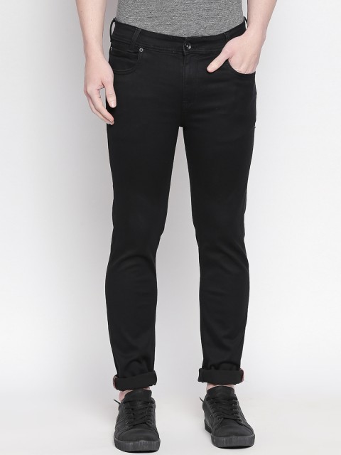 

Mufti Men Black Regular Fit Mid-Rise Clean Look Stretchable Jeans