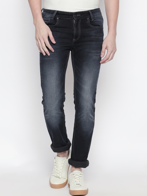 

Mufti Men Black Regular Fit Mid-Rise Clean Look Stretchable Jeans