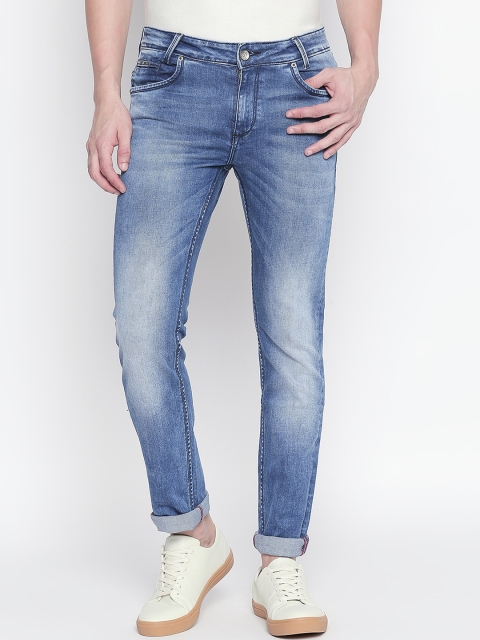 

Mufti Men Blue Regular Fit Mid-Rise Clean Look Stretchable Jeans