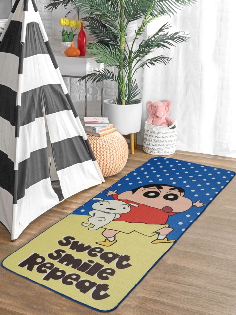 

Saral Home Navy Blue & Shinchan Printed Anti-Skid Yoga Mat