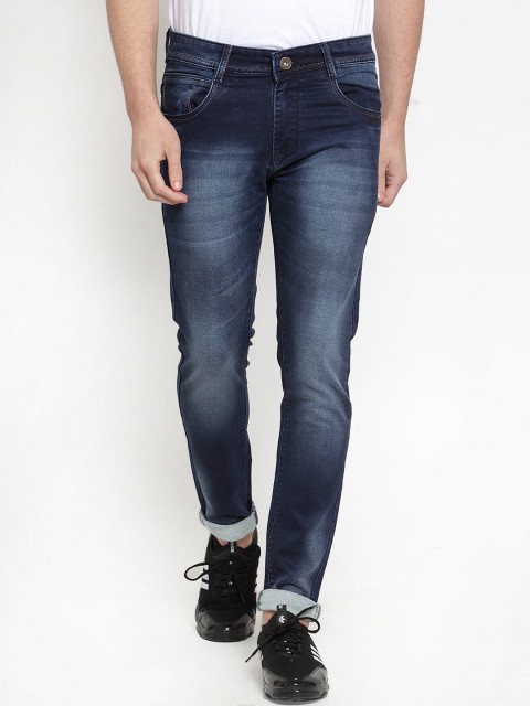 

Rodamo Men Blue Slim Fit Mid-Rise Clean Look Stretchable Jeans