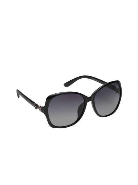 

Get Glamr Women UV Protected Butterfly Sunglasses SG-LT-CH-176-32, Black