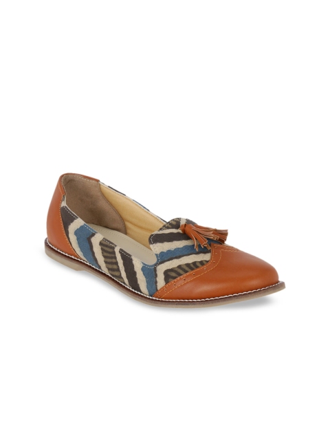 

The Tassle Life Women Brown Loafers