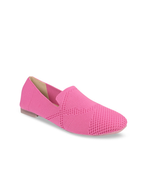 

Flat n Heels Women Pink Loafers