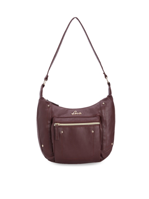

Lavie Maroon Solid Shoulder Bag