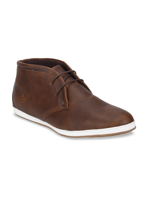 

Bond Street By Red Tape Men Brown Solid Flat Boots
