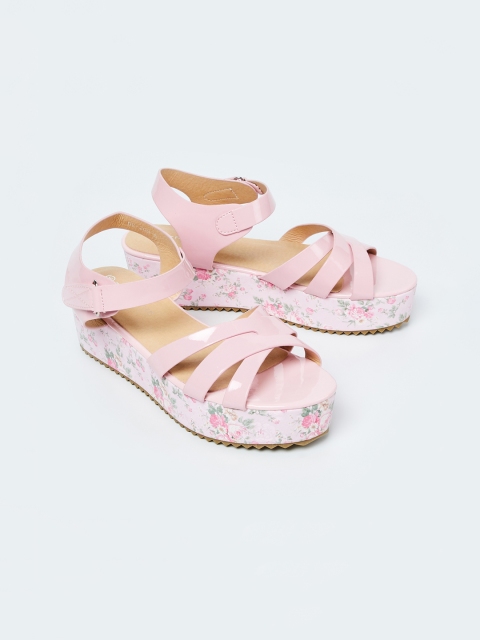 

Fame Forever by Lifestyle Girls Pink Comfort Sandals