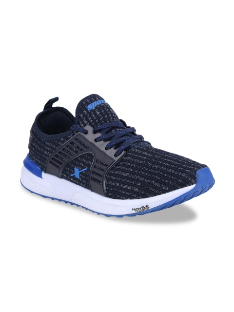 

Sparx Men Navy Blue Mesh Running Shoes