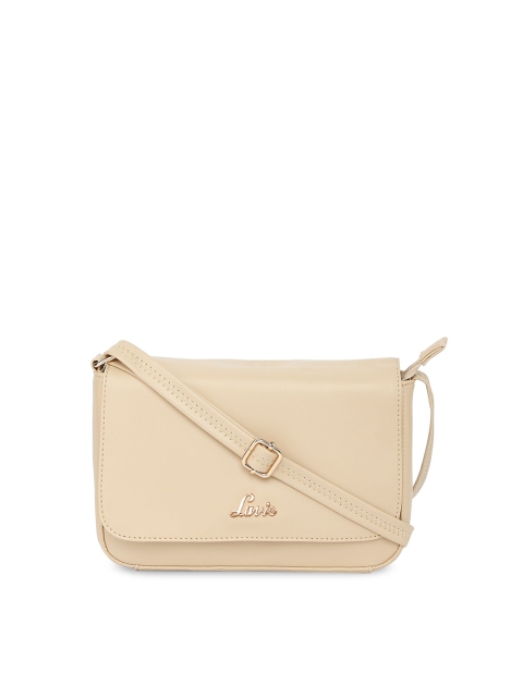 

Lavie Beige Solid Sling Bag