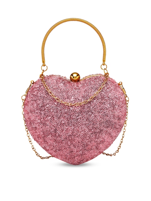 

Diana Korr Pink Embellished Box Clutch