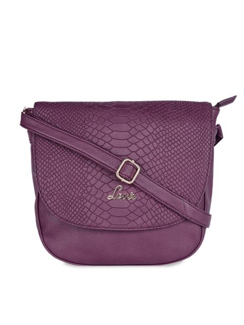 

Lavie Purple Textured Sling Bag