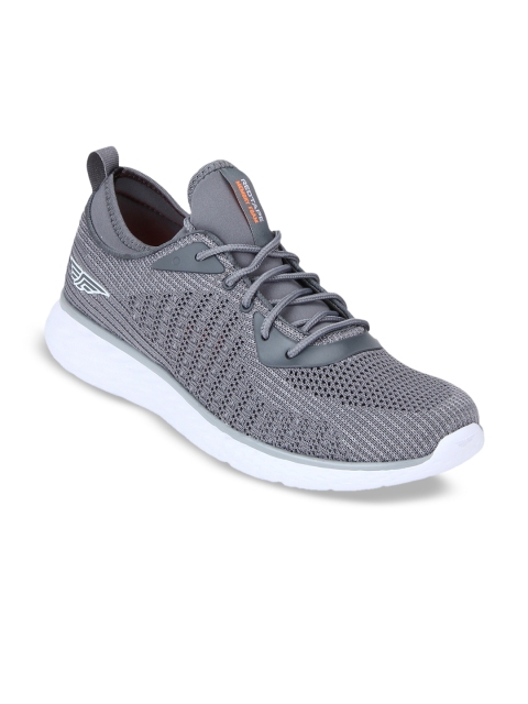 

Red Tape Men Grey Textile Walking Shoes
