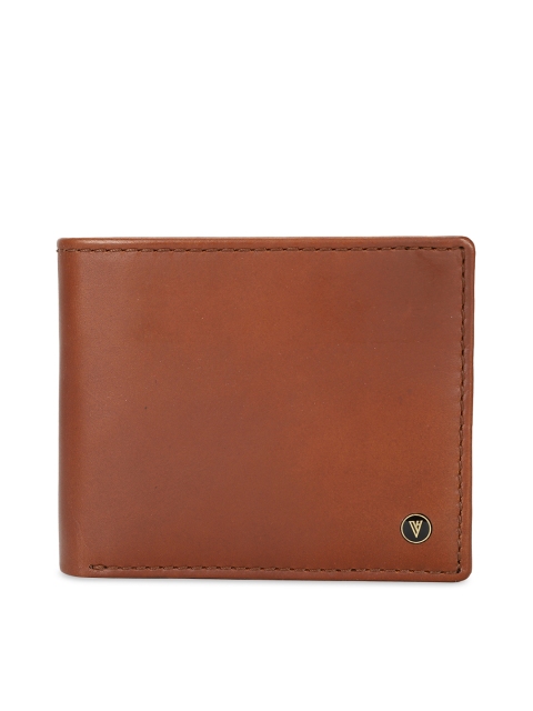 

Van Heusen Men Brown Solid Two Fold Wallet