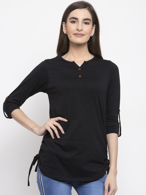 

Kalt Women Black Solid Top