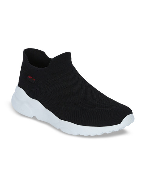 

Red Tape Men Black Textile Walking Shoes