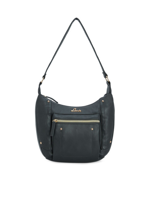 

Lavie Grey Solid Hobo Bag