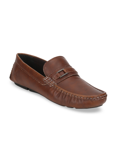

Bond Street By Red Tape Men Brown Solid Formal Loafers