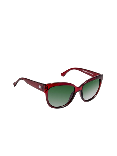 

David Blake Unisex Cateye Sunglasses NSGDB1783, Green