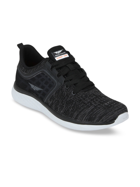 

Red Tape Men Black Textile Walking Shoes