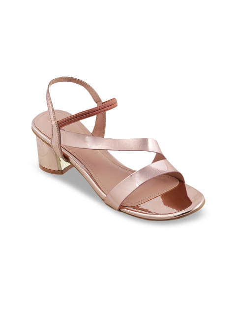 

LEMON & PEPPER Women Rose Gold Solid Heels