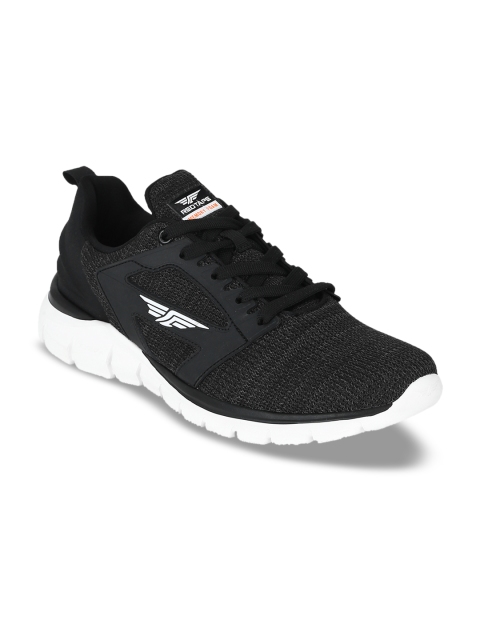 

Red Tape Men Black Textile Memory Foam Walking Shoes