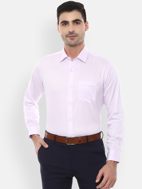 

Van Heusen Men Pink Regular Fit Printed Formal Shirt