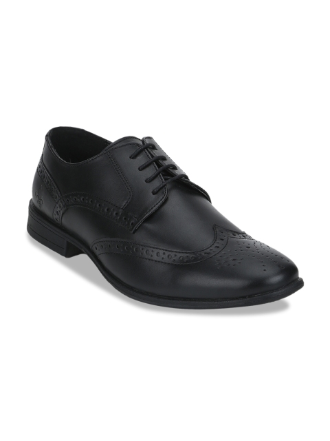 

Bond Street By Red Tape Men Black Solid Formal Brogues