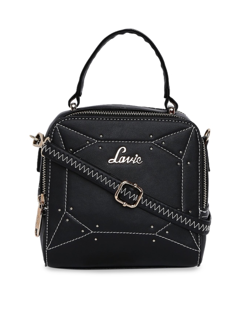 

Lavie Black Solid Handheld Bag