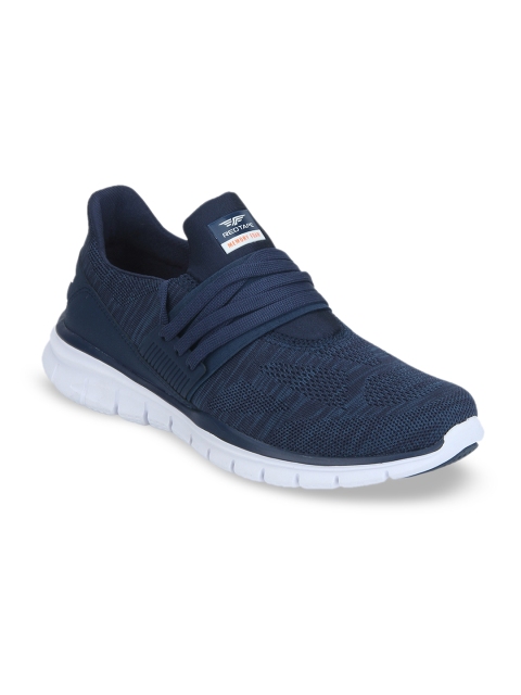 

Red Tape Men Navy Blue Textile Walking Shoes