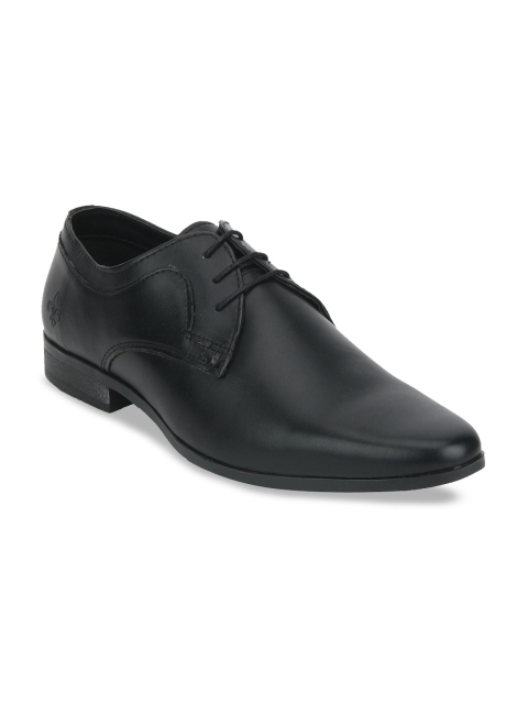

Bond Street By Red Tape Men Black Solid Formal Derbys