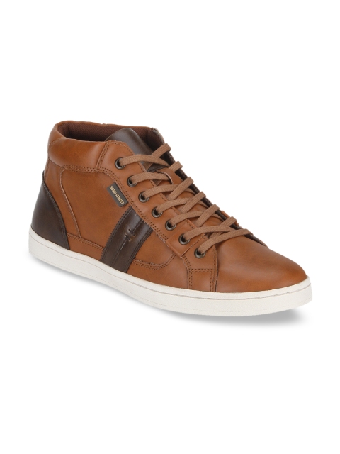 

Bond Street By Red Tape Men Tan Brown Colourblocked Sneakers