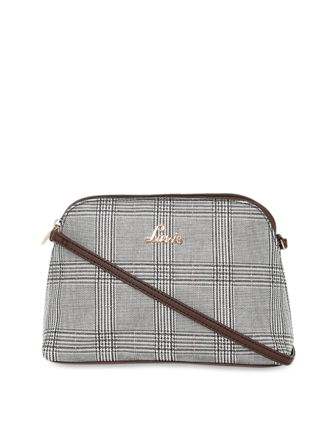 

Lavie Black & White Checked Sling Bag