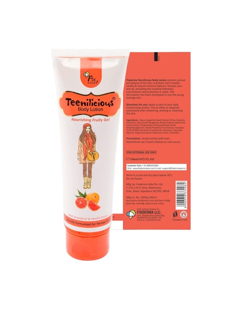 

Teenilicious Girls Grapefruit Body Lotion 150 g, Orange