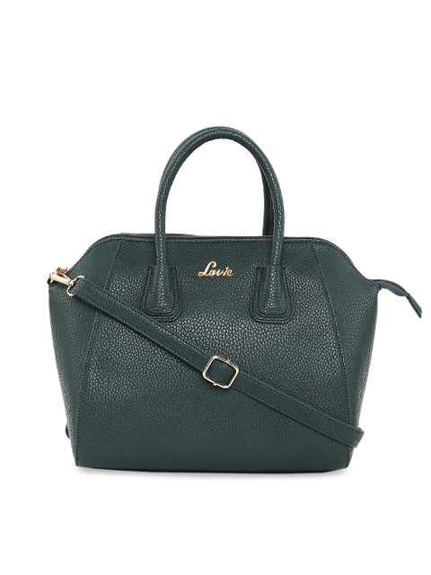 

Lavie Green Solid Handheld Bag
