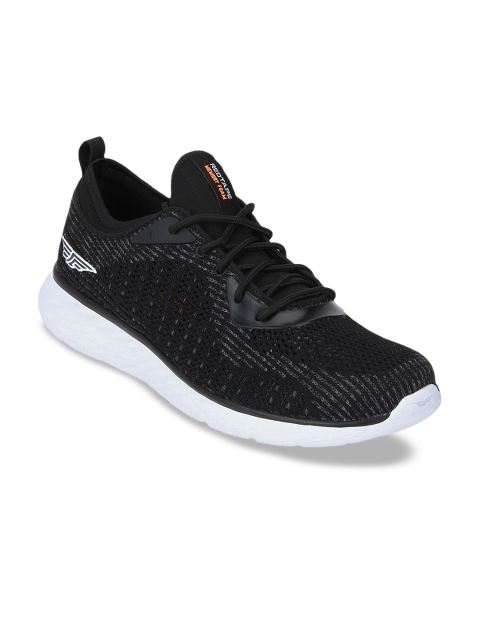 

Red Tape Men Black Textile Walking Shoes