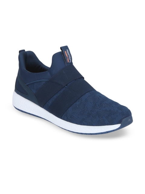 

Red Tape Men Navy Blue Textile Walking Shoes