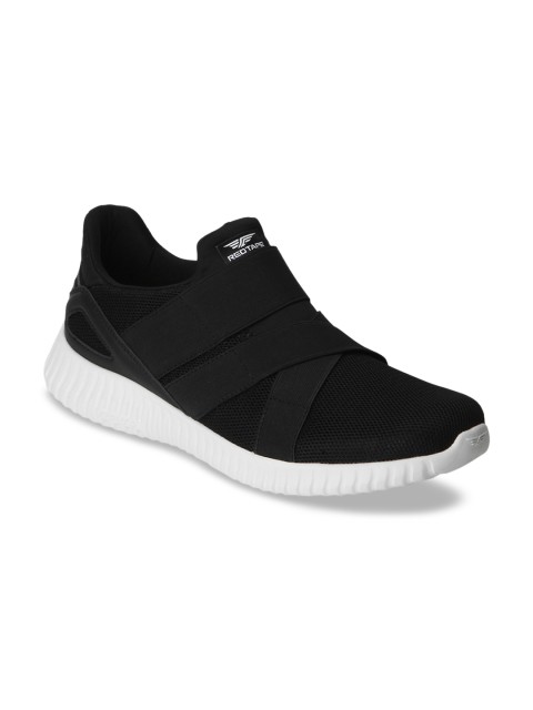 

Red Tape Men Black Textile Walking Shoes