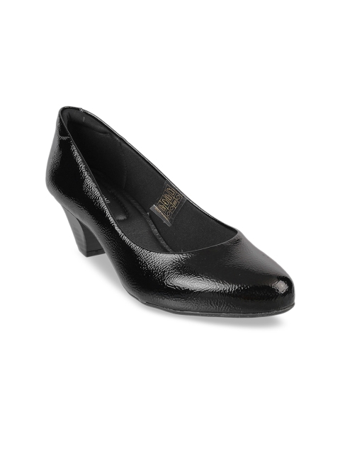 

Mochi Women Black Solid Pumps