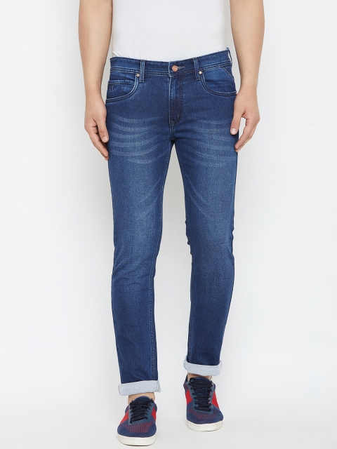 

KROSSSTITCH Men Blue Slim Fit Mid-Rise Clean Look Jeans