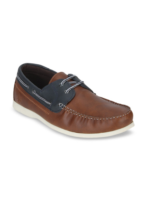 

Bond Street By Red Tape Men Tan Boat Shoes