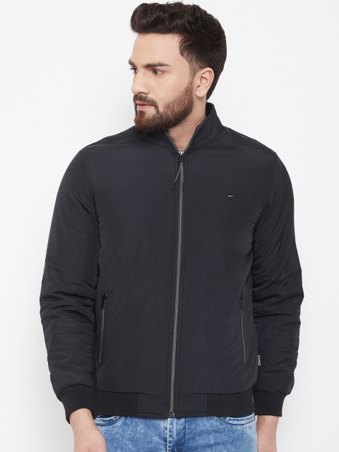 

Okane Men Black Solid Puffer Jacket