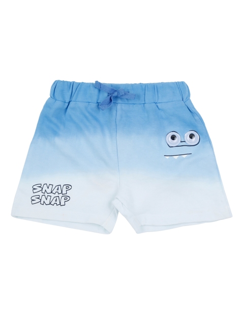 

Pantaloons Baby Boys Blue Ombre Regular Fit Regular Shorts