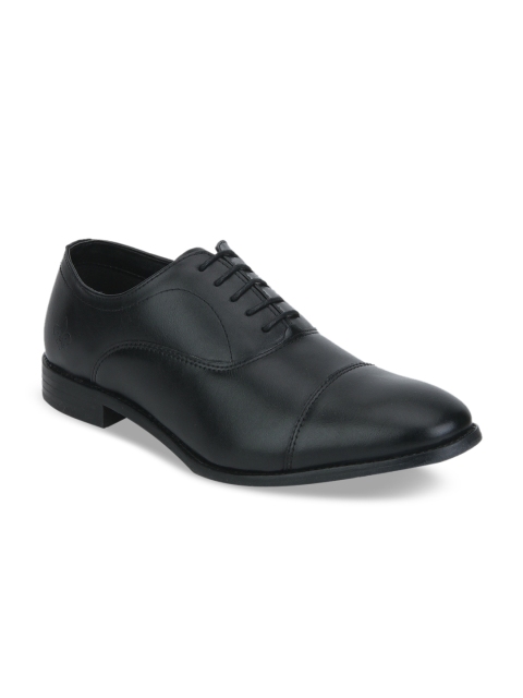 

Bond Street By Red Tape Men Black Solid Formal Oxfords