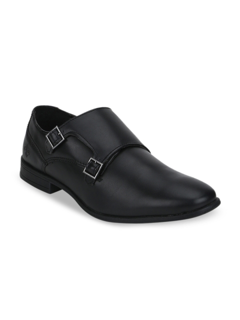 

Bond Street By Red Tape Men Black Monk Shoes