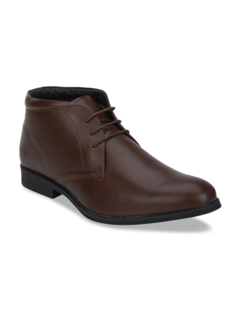 

Bond Street By Red Tape Men Brown Mid-Top Formal Boots