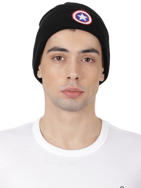 

Avengers Men Black Printed Beanie