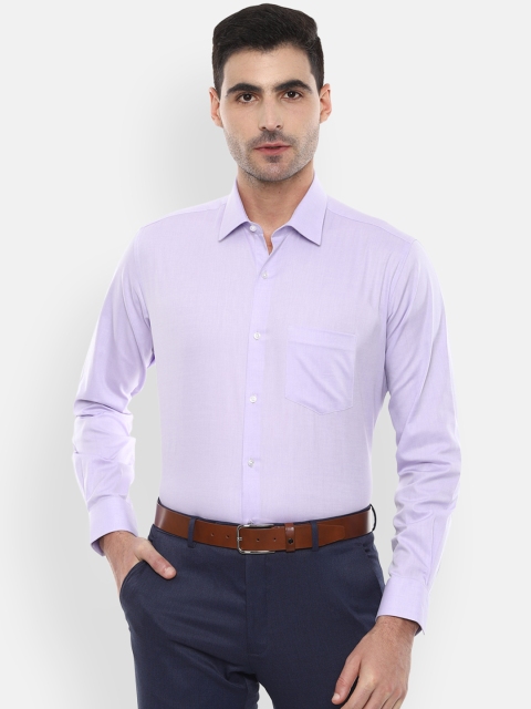 

Van Heusen Men Purple Regular Fit Solid Formal Shirt