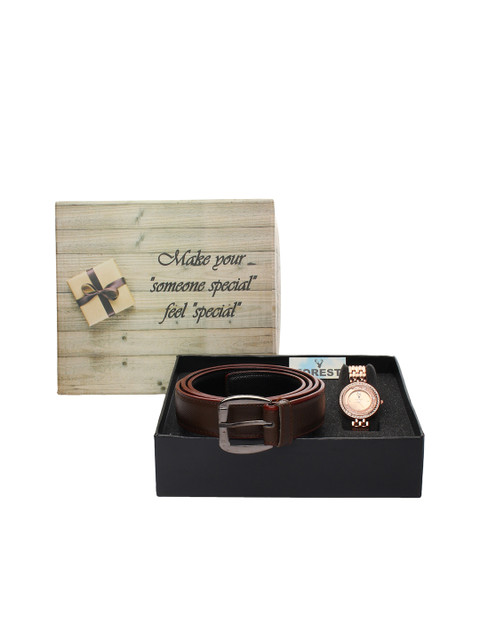 

Hobforestessentials Rose-Gold Toned Watch Gift Set
